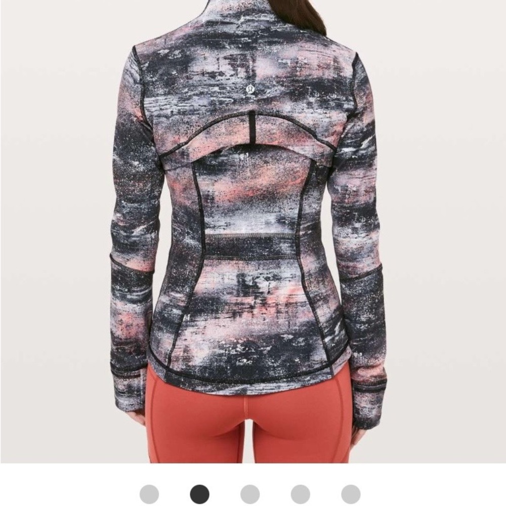 Lululemon Define Jacket in Azurite Poppy Coral multi - Picture 2 of 5